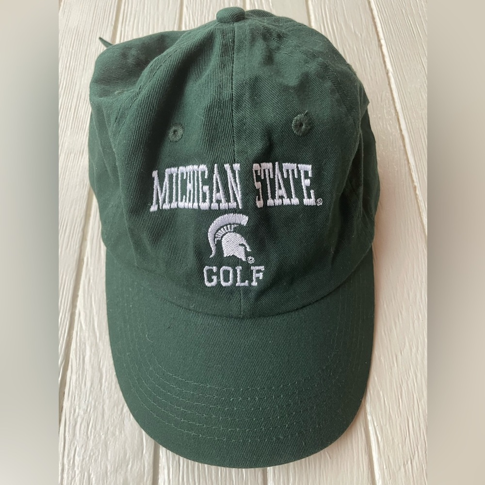 Michigan State Golf Hat Embroidered Adjustable Baseball Cap
